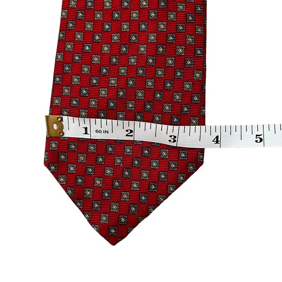 Menβs Brooks Basics Tie Pure Silk - Picture 6 of 6